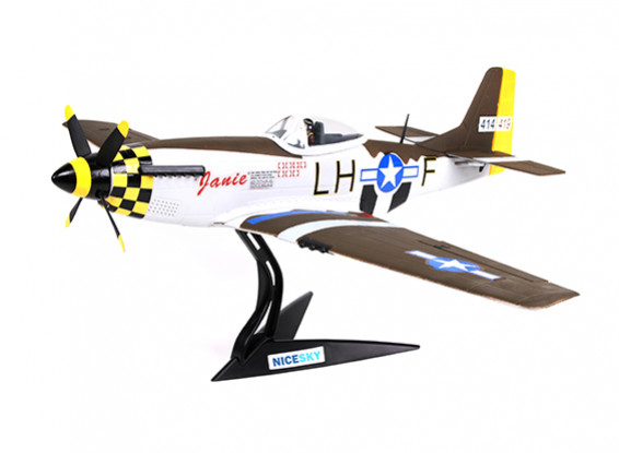 North American P-51D Mustang "Janie" 680mm 4 Channel Schaal Fighter