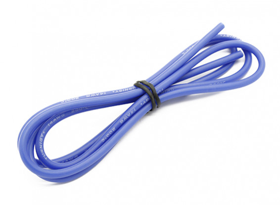 Turnigy Hoge kwaliteit 14AWG Silicone Wire 1m (blauw)
