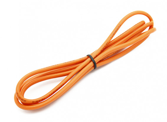 Turnigy Hoge kwaliteit 16AWG Silicone Wire 1m (Orange)