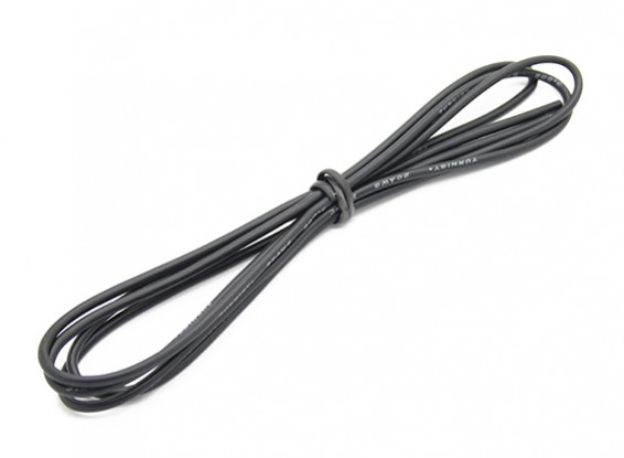 Turnigy Hoge kwaliteit 20AWG Silicone Wire 1m (zwart)