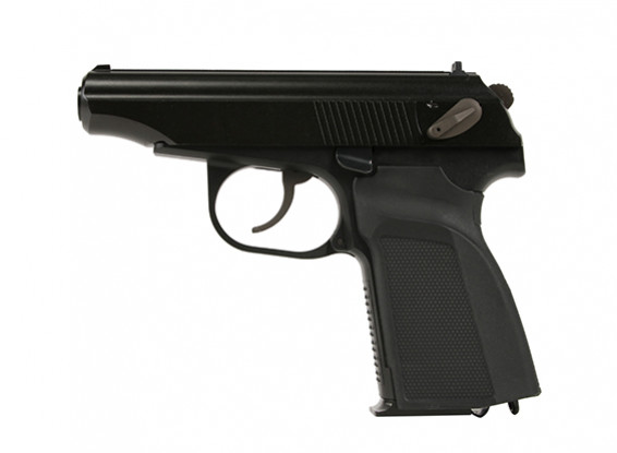 WE Mekarov 654K GBB Pistol (zwart)
