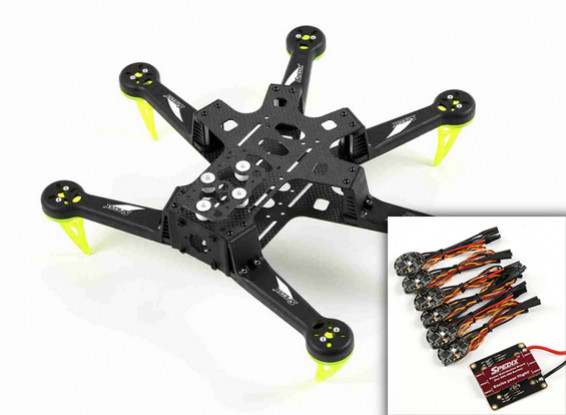 Spedix S250AH Drone Kit W / ESC VOB Combo