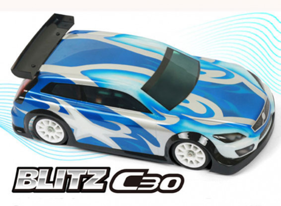 BLITZ C30 1/10 Mini of 1/12 EP High Roof Sedan Body Shell (210mm) (0.8mm)