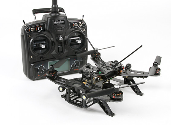 Walkera Runner 250 FPV Racing Quadcopter w / Modus 2 Devo 7 / accu / lader (RTF)
