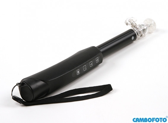 Cambofoto QR960 telescopische Bluetooth selfie Stick Voor Actie Camera's