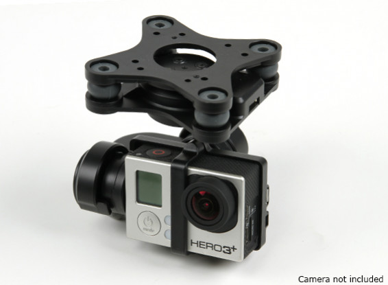 GH3-3D 3-Axis Camera Gimbal (Zwart)