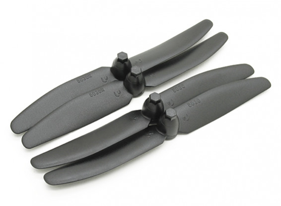 Diatone 5030 Plastic Self Aanscherping Propellers 5 x 3 (CW / CCW) (zwart) (2 paar)