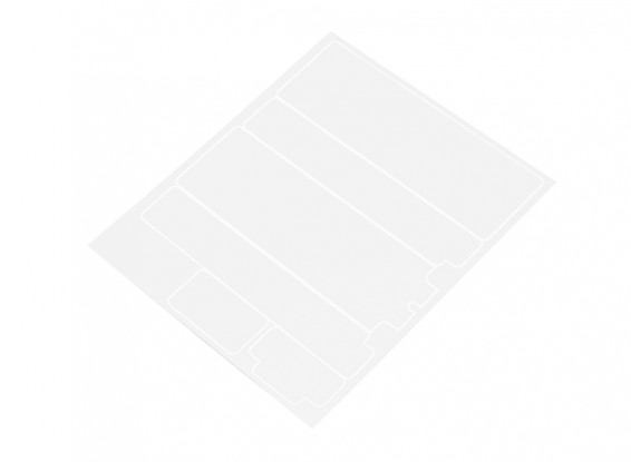 TrackStar Decorative Batterij Cover Panels voor Standard 2S Hardcase Flat Transparency (1 st)