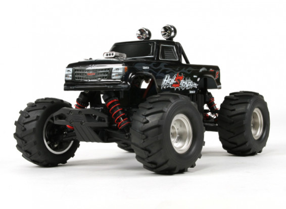 Basher 1/16 4WD Mini Monster Truck V2 - Hellseeker (RTR)