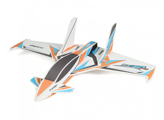 HobbyKing Prime Jet Pro - Glue-N-Go-serie - Foamboard Kit (oranje / blauw)