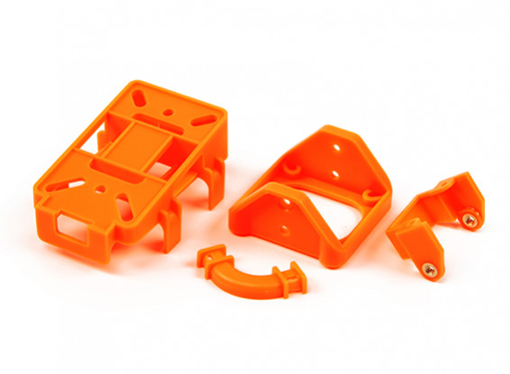 FPV Tilt Mount Parts (set van 4 plastic onderdelen voor DIY) (Orange)