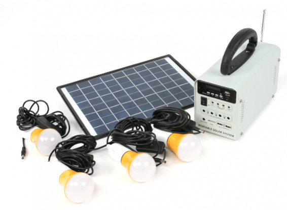 HT-731 Solar Power System w / FM-radio