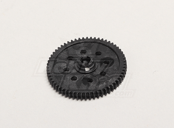 60T Spur Gear - Turnigy TR-V7 16/01 borstelloze Drift Car w / Carbon Chassis