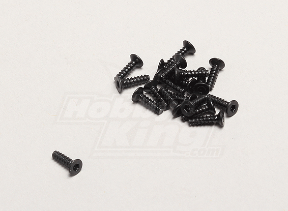 Flat-headed schroef (2 * 8mm) - Turnigy TR-V7 16/01 borstelloze Drift Car w / Carbon Chassis (14pcs)