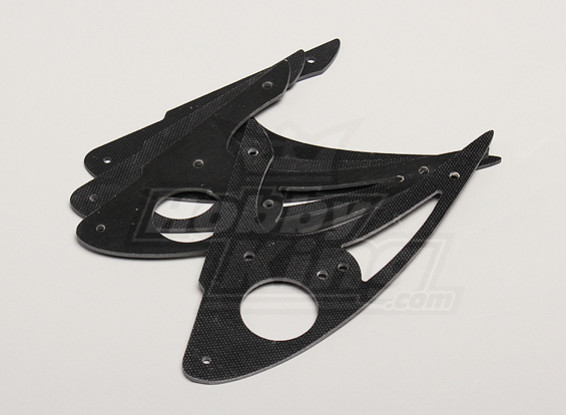 Hobbyking X525 Glasvezel Landing Gear (4 stuks / zak)