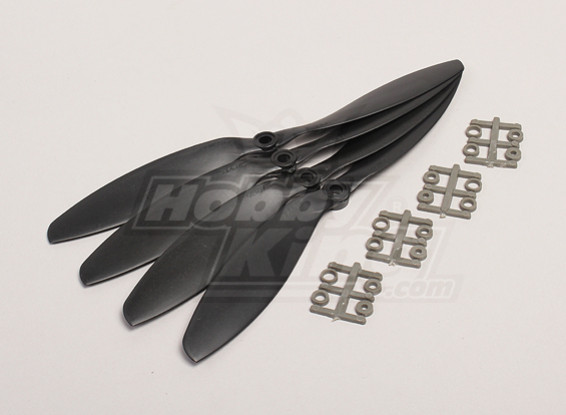 GWS Style Slowfly Propeller 9x4.7 Black (CW) (4 stuks)