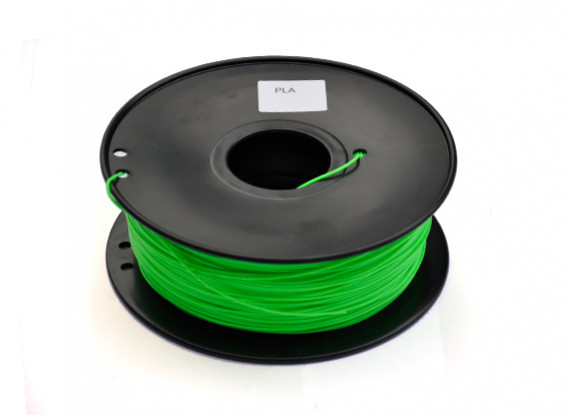 HobbyKing 3D-printer Filament 1.75mm PLA 1KG Spool (lichtgroen)