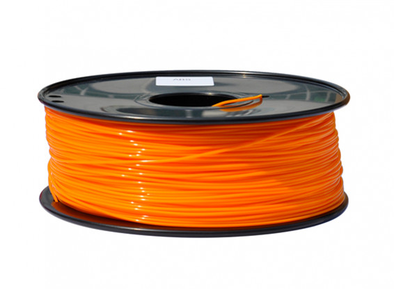 HobbyKing 3D-printer Filament 1.75mm PLA 1KG Spool (Orange)