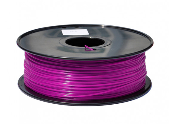 HobbyKing 3D-printer Filament 1.75mm PLA 1KG Spool (Purple)