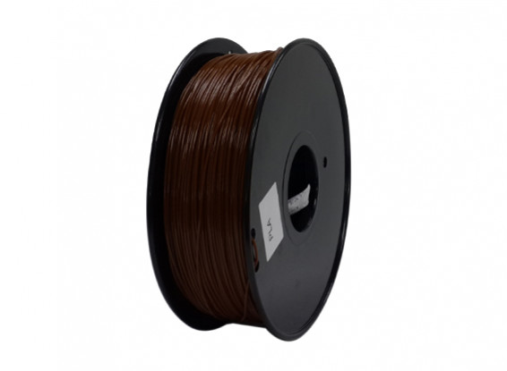 HobbyKing 3D-printer Filament 1.75mm PLA 1KG Spool (Brown)