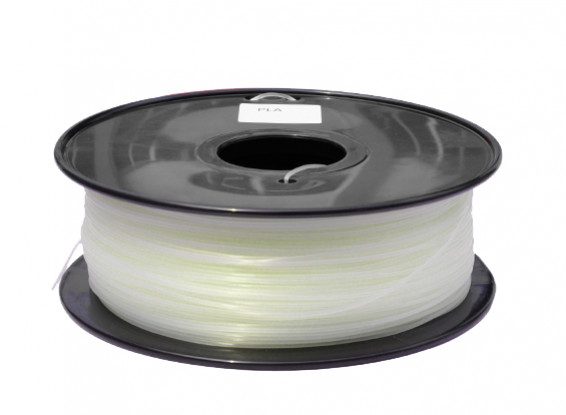 HobbyKing 3D-printer Filament 1.75mm PLA 1KG Spool (Glow in the Dark - Green)