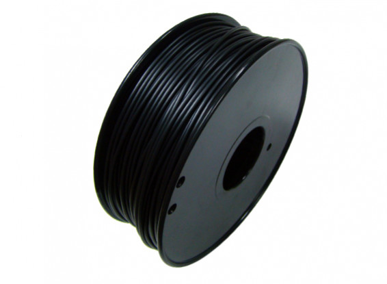HobbyKing 3D-printer Filament 1.75mm Flexibele 0.8kg Spool (zwart)