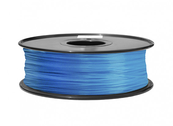 HobbyKing 3D-printer Filament 1.75mm ABS 1KG Spool (Glow in the Dark - Blue)