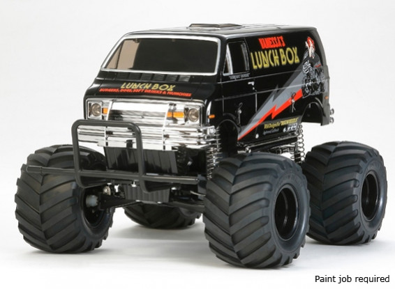 Tamiya 1/12 Scale Lunchbox "Black Edition" Monster Truck Kit 58546