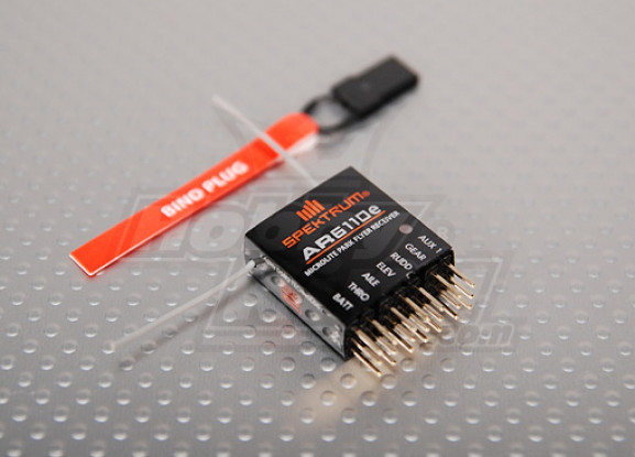 AR6110e DSM2 Microlite 6Ch End-pin Park Flyer Receiver