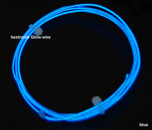 hexTronik Lumifly Glow Wire BLUE 1.2mtr