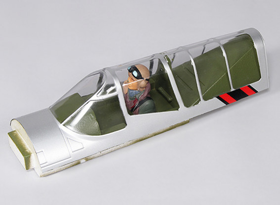 P-40N (zilver) 1700mm - Vervanging Canopy