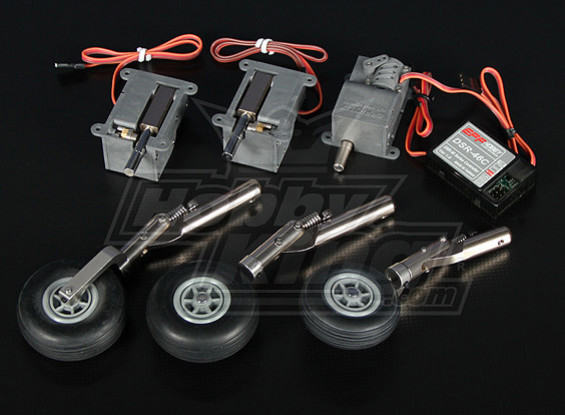 DSR-46TL Electric Trike Retract Set - Models tot 3.6kg