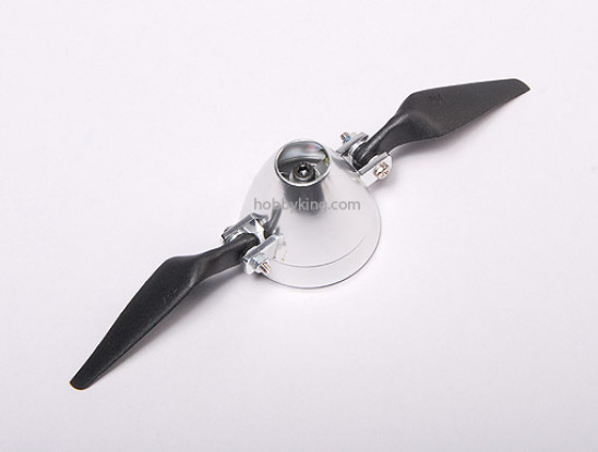 Folding Propeller 7x4 W / Alloy hub 40mm / 3.2mm as