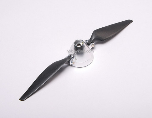 Folding Propeller 10x6 W / Alloy hub 40mm / 4.0mm as