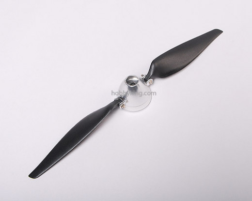 Folding Propeller 14x10 W / Alloy hub 50mm / 5.0mm as