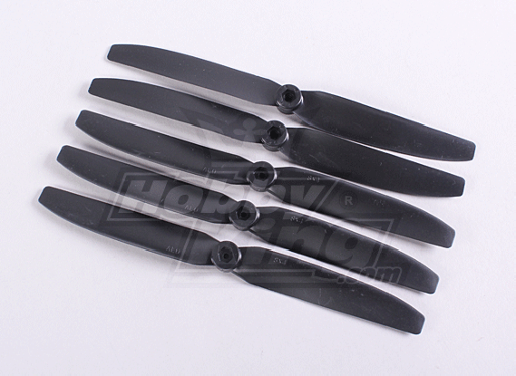 Hobbyking ™ Propeller 8x4 Black (CCW) (5 stuks)