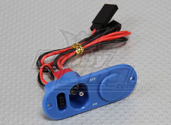 Heavy Duty RX-switch met Charge Port & Fuel Dot Blue