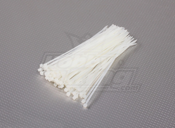 Cable Ties 160 x 2.5mm White (100 stuks)
