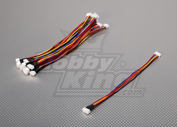 JST-XH 4S Wire Uitbreiding 20cm (10st / bag)