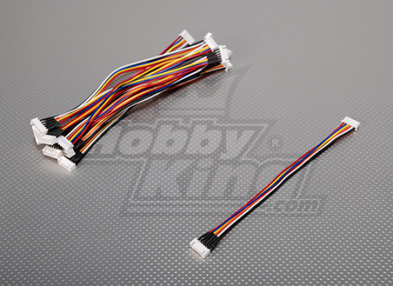 JST-XH 5S Wire Uitbreiding 20cm (10st / bag)