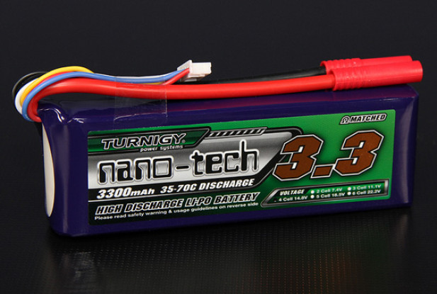 Turnigy nano-tech 3300mAh 4S 35 Pack Lipo ~ 70C