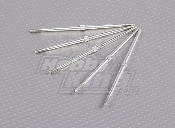 Adjustable Alu Tie Rod Set - M3 x L100 mm (5-delige)