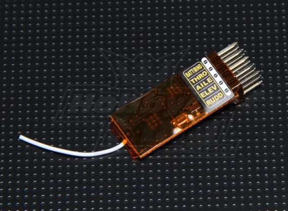 OrangeRx R410 Spektrum DSM2 Compatibel 4Ch 2.4Ghz Receiver