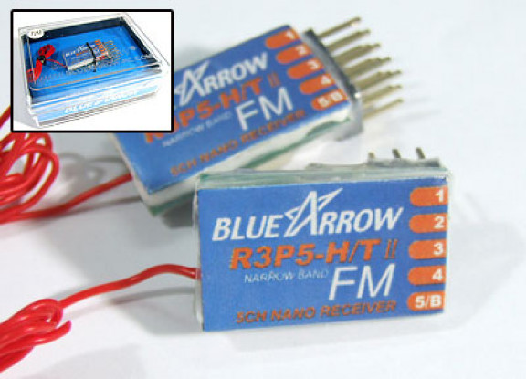 Arrow 5CH 3,8 g 40MHz FM micro-ontvanger - v3
