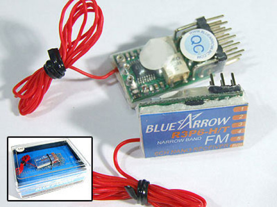 Arrow 6CH 3,9 g 41MHz FM micro-ontvanger