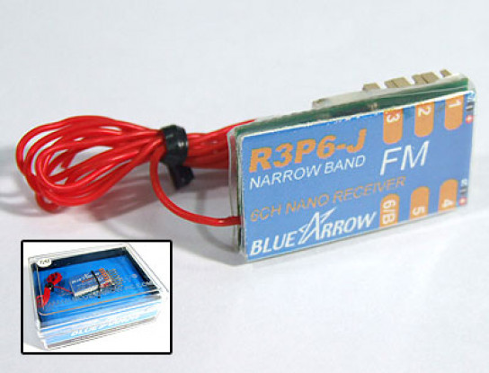 Arrow 6CH 3,8 g 72MHz FM micro-ontvanger