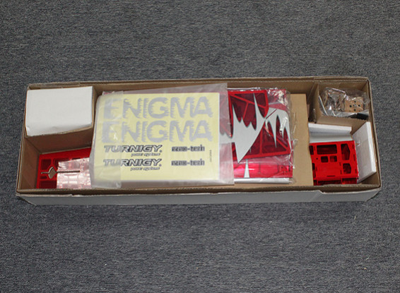 Kras / DENT - stuwkrachtregeling Enigma 3D 960mm (ARF) - Rood (UK Warehouse)