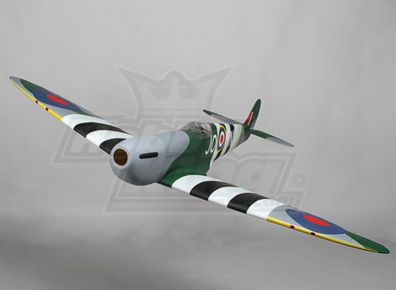 Hobbyking Spitfire Balsa 1234mm EP w / Zet vrij (ARF)