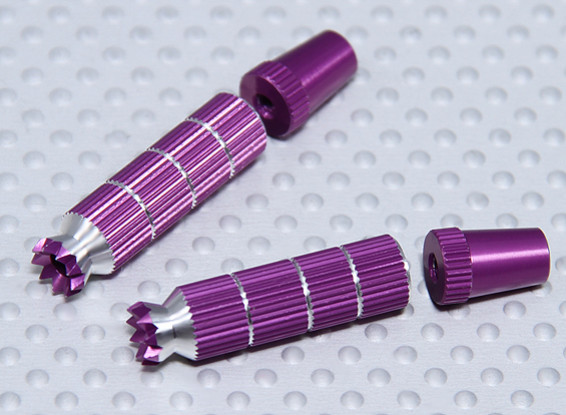 Legering anti-slip TX Controle Sticks Long (Futaba TX Purple)
