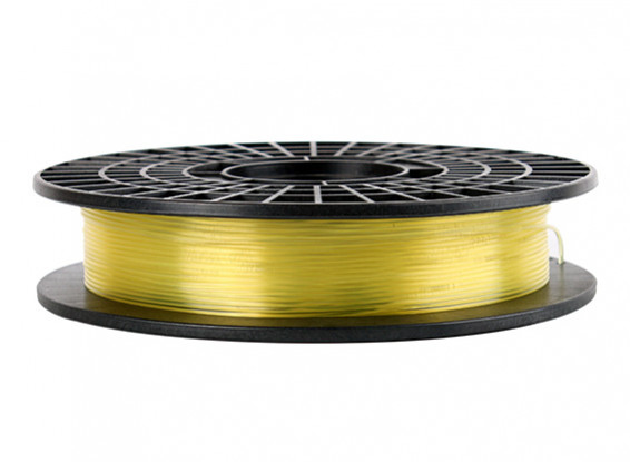 CoLiDo 3D-printer Filament 1.75mm PLA 500G Spool (doorschijnend geel)